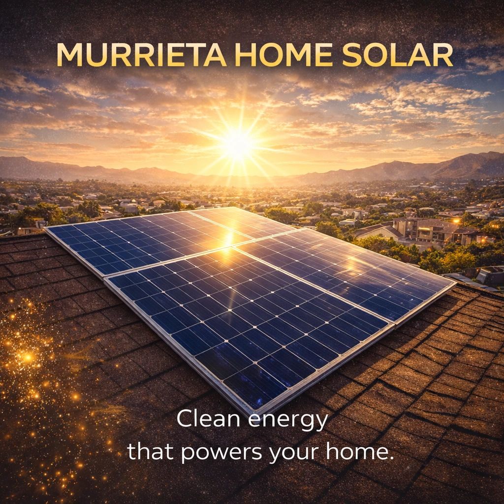 Solar panels on a California home